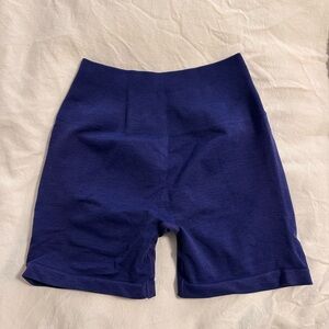 Alphalete Women's Indigo Blue Biker Shorts